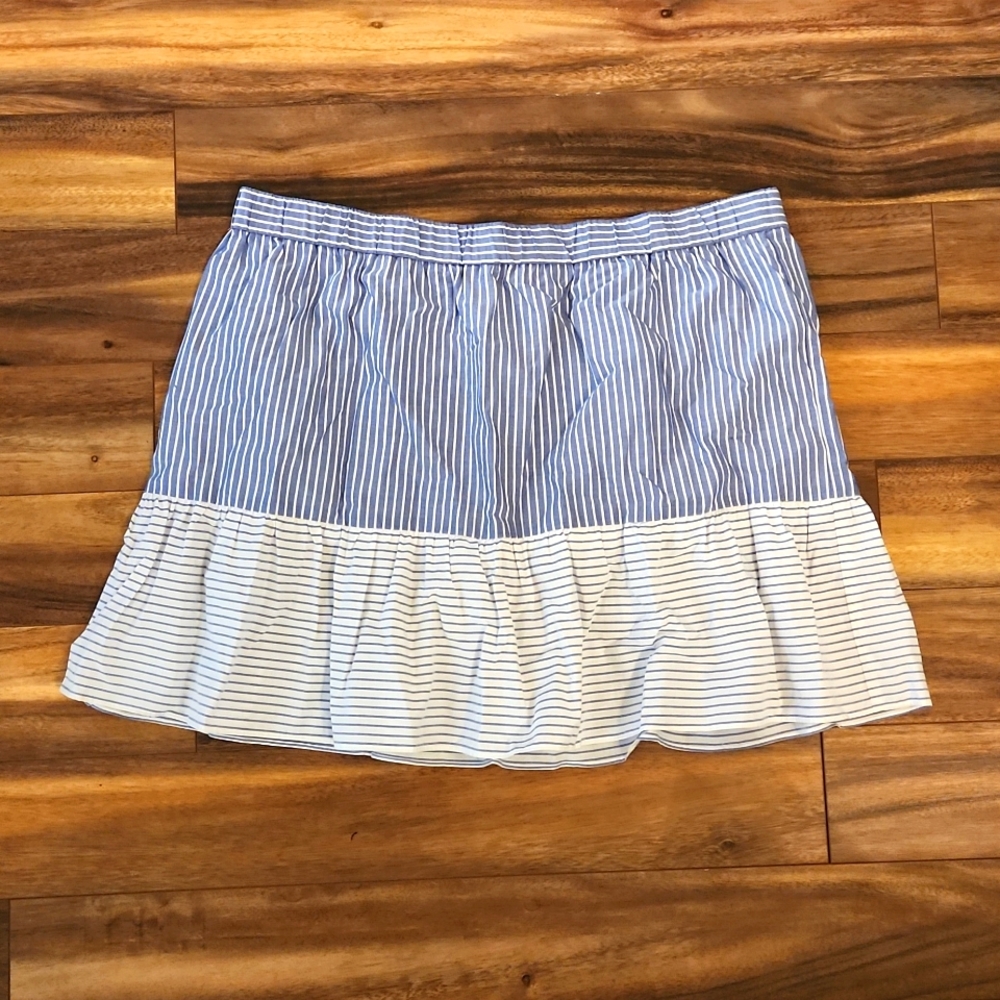 LOFT striped skirt